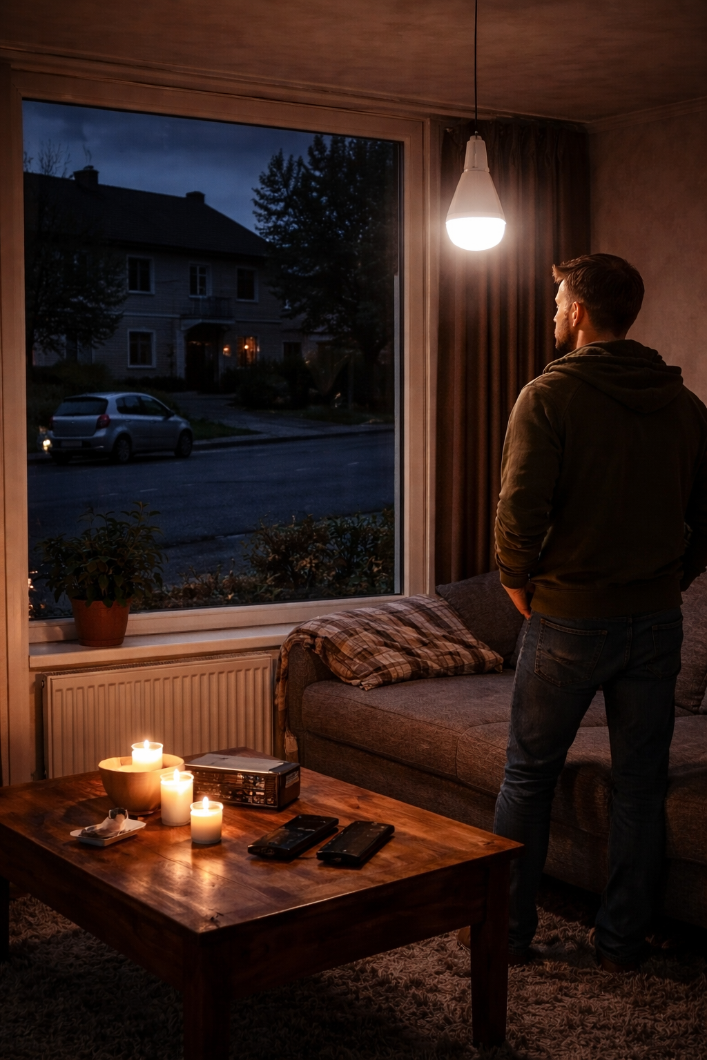 1+1 GRATIS Solar Noodverlichting – Voorbereid bij Stroomuitval en Noodsituaties