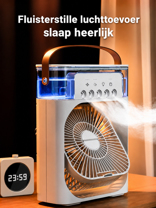 Compacte Luchtkoeler met Ventilator – Direct Frisse Lucht Waar Je Bent